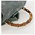 Zaino in suede Gucci Bamboo verde oro Auth 175320 D'oro - vista 7