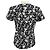 Top de algodón estampado en negro / blanco de manga corta Hermès - vista 3