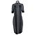 Proenza Schouler PSWL, karierter Midikleid Schwarz Weiß