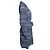 Autre Marque Diane von Furstenberg, Hemdblusenkleid mit Wickelgürtel Weiß Blau - Ansicht 4