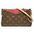 Borsa a tracolla Pallas Monogram Louis Vuitton Marrone Rosso Fuschia