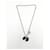 Hermès Mens Metal Necklace Parade, bleu artificier, Horn Bleu Marine Bleu foncé  - vue 3