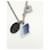 Hermès Mens Metal Necklace Parade, bleu artificier, Horn Bleu Marine Bleu foncé  - vue 6