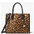 Borsa Michael Kors Mercer Leopardata in Pelo di Vitello Multicolore - vista 10