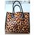 Borsa Michael Kors Mercer Leopardata in Pelo di Vitello Multicolore - vista 3