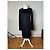 Vintage Chloé Baumwollstrickkleid mit Spitzenbesatz Schwarz XS - Ansicht 13
