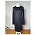 Vintage Chloé Baumwollstrickkleid mit Spitzenbesatz Schwarz XS - Ansicht 8
