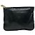 Pochette con zip in morbido cuoio Loewe Anagram vintage nera Nero