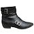 Stivaletti Santoni in pelle nera Nero