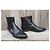 Stivaletti Santoni in pelle nera Nero - vista 2