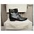 Stivaletti Santoni in pelle nera Nero - vista 8