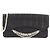 Borsa a Spalla in Pelle di Agnello Chanel Nero Gold hardware
