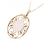 Autre Marque Collana in diamante con quarzo rosa Au750 - vista 3