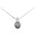 Autre Marque Collana in diamante con perla nera Pt900 Pt850 Nero