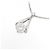 Autre Marque Platin-Diamant-Halskette Silber - Ansicht 3