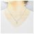 Autre Marque Platin-Diamant-Halskette Silber - Ansicht 6