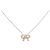 Autre Marque Collana Ribbon in Diamanti Au750 Rosa