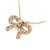 Autre Marque Collana Ribbon in Diamanti Au750 Rosa - vista 4