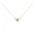 Autre Marque Collana di Diamante a Fiore in Au750 D'oro