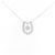 Autre Marque Collier en diamant 2 voies en or blanc Au750 Argenté