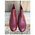 Botines My Suelly de cuero rojo oscuro Burdeos - vista 3