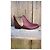 Botines My Suelly de cuero rojo oscuro Burdeos - vista 9