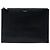 Schwarze genarbte Leder-Zip-Clutch von Saint Laurent