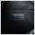 Schwarze genarbte Leder-Zip-Clutch von Saint Laurent - Ansicht 6