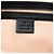Clutch in pelle matelassé GG Marmont nera di Gucci Nero - vista 5