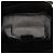 Borsa a spalla Chanel in jersey nero CC Chocolate Bar - vista 4
