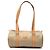 Céline Beige Macadam beschichtete Canvas Schultertasche von Celine