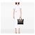 Prada Offene umwandelbare Tote aus braunem Bicolor-Vitello Daino Taupe - Ansicht 6