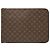 Portfolio Poche Documenti Monogramma Marrone Louis Vuitton