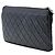 Chanel Boy Clutch aus schwarzem, gestepptem Lammleder - Ansicht 2