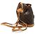 Mini Montsouris Monogramma Marrone Louis Vuitton - vista 2