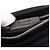 Borsa a spalla in nylon nero con logo Saint Laurent - vista 6