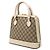 Borsa Gucci Beige Piccola GG Supreme Horsebit 1955 - vista 2
