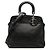Borsa Granville in pelle di vitello nera Dior