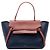 Belt Bag Céline Celine Mini Bicolor Gürteltasche aus glattem Kalbsleder in Blau Marineblau