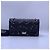 Chanel 2.55 Borsa a Catena Nera in Pelle Nero - vista 2