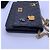 Chanel Woc 2.55 Emblem Edizione Limitata Borsa a Catena in Pelle Nera Nero - vista 9