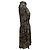 Vestido Mini de Cuello Alto Impreso en Seda Marrón de Michael Kors Castaño - vista 2