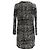 Abito mini a maniche lunghe in tweed nero di cotone Proenza Schouler - vista 3
