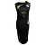 Vestido midi con estampado de colibrí de Alexander McQueen en viscosa negra Negro