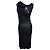 Vestido midi con estampado de colibrí de Alexander McQueen en viscosa negra Negro - vista 5