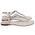 Sandali piatti T-Strap con catena in pelle bianca Salvatore Ferragamo