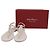 Sandali piatti T-Strap con catena in pelle bianca Salvatore Ferragamo - vista 6