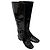 Botas altas Saint Laurent Babies 40 en cuero negro brillante - vista 5