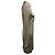 Vestido midi de botones Balenciaga en seda beige - view 6