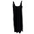Robe midi à encolure carrée Chloé en acétate noir
